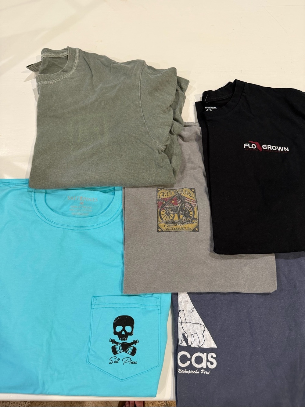 5 Men’s Medium T-shirts